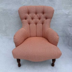 Armchair Reupholstery After Transformation